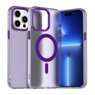 iPhone 15 Pro Candy Magsafe Hybrid TPU Case - Purple - 1