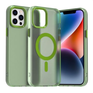 iPhone 12 Pro Green Candy Magsafe PC Hybrid TPU Case - 1