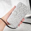 itel A95 5G Silver Honeycomb Dot Texture Leather Phone Case - 6