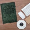 Samsung Galaxy Tab A7 2020 T500 Cats Embossed Leather Case Green - 2