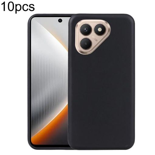 Tecno Pova 7 4G Black TPU Phone Case - 10 Pack - 1