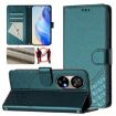 Ulefone Note 17 Pro Peacock Green RFID Leather Phone Case Cover - 1