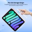 iPad Pro 13 2024 Pink Acrylic Hybrid TPU Case with Pen Slot - 5