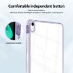 iPad Pro 13 2024 Purple Acrylic Hybrid TPU Case with Pen Slot - 7