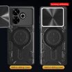 Redmi 13 4G Global Silver CD Texture Camshield Magnetic Case - 6