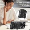 Redmi Note 14 5G Black Camshield Magnetic Holder Phone Case - 7