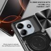 Redmi Note 14 5G Camshield Magnetic Holder Case Red - CD Texture, Sliding - 4