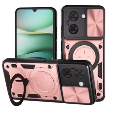 Redmi A5 4G Rose Gold Camshield Magnetic Holder Phone Case  - 1