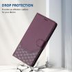 Violet RFID Leather Phone Case for vivo S30 - Honeycomb Embossing - 7