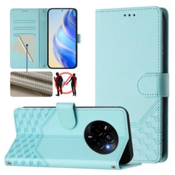 Realme Narzo 80/14 Pro 5G Mint Green RFID Leather Phone Case - 1