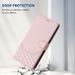 Realme Narzo 80/14 Pro 5G Pink Honeycomb RFID Leather Case India - 7