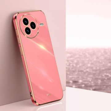 Xiaomi Civi 5 Pro XINLI 6D Electroplate TPU Case - Hawthorn Red - 1