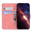 Redmi A5 4G Pink Leather Phone Case with Tiger Embossing Pattern - 5