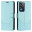 OPPO A5/A3 Pro 5G Honeycomb RFID Leather Case Mint Green - 2