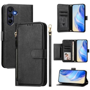 Samsung Galaxy A17/A26 5G Leather Wallet Case with Multi-Card Slots (Black) - 1