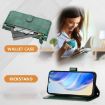 Tecno Camon 40 Premier Green Leather Wallet Phone Case with Multi-Card Slots - 3