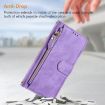 Tecno Camon 40 Premier Purple Leather Wallet Phone Case with Multi-Card Slots - 6