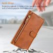 Tecno Camon 40 Premier Brown Leather Wallet Phone Case with Multi-Card Slots - 6