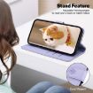 Infinix Hot 50 Pro 4G Purple Cute Cats RFID Leather Phone Case - 5