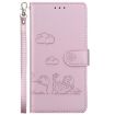 Infinix Zero 40 4G/5G Rose Gold Cute Cats RFID Leather Case - 2
