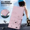 Infinix Zero 40 4G/5G Rose Gold Cute Cats RFID Leather Case - 4