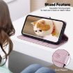 Infinix Zero 40 4G/5G Rose Gold Cute Cats RFID Leather Case - 5