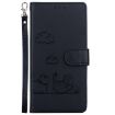 Infinix Zero 40 4G/5G Black RFID Leather Phone Case with Cute Cats - 2