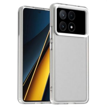 Redmi K70E Shockproof Phone Case - White Candy PC Hybrid TPU - 1