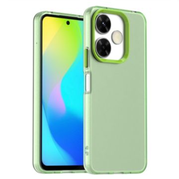 Redmi Note 13R Shockproof Phone Case - Green Candy PC Hybrid TPU - 1