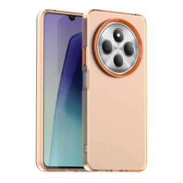 Redmi 14R Candy PC Hybrid TPU Shockproof Case - Orange - 1