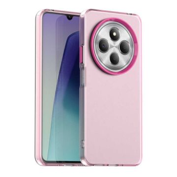 Redmi 14R Candy PC Hybrid TPU Shockproof Phone Case - Red - 1