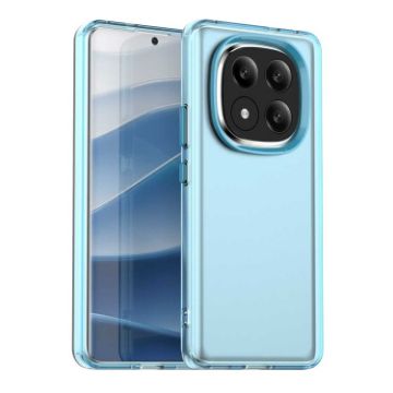 Redmi Note 14 Pro+ 5G Shockproof Phone Case Blue - Candy PC Hybrid TPU - 1