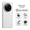 Redmi A3 Shockproof Phone Case - White Candy PC Hybrid TPU Cover - 4
