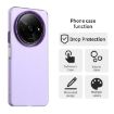 Redmi A3x Shockproof Phone Case - Candy PC Hybrid TPU, Purple - 4