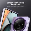 Redmi A3x Shockproof Phone Case - Candy PC Hybrid TPU, Purple - 7