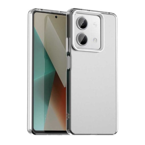 Redmi Note 13 5G Shockproof Phone Case - White Candy PC Hybrid TPU - 1