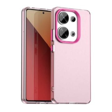 Red Shockproof Phone Case for Redmi Note 13 Pro 4G - Candy PC Hybrid TPU - 1