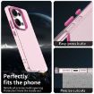 Red Shockproof Phone Case for Redmi Note 13 Pro 4G - Candy PC Hybrid TPU - 3