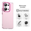 Red Shockproof Phone Case for Redmi Note 13 Pro 4G - Candy PC Hybrid TPU - 4