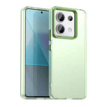 Redmi Note 13 Pro 5G Shockproof Phone Case - Green Hybrid TPU - 1