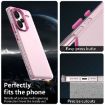 Red Shockproof Phone Case for Redmi Note 13 Pro+ - Candy PC Hybrid TPU - 3