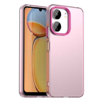 Redmi 13C 5G Shockproof Phone Case - Red Candy PC Hybrid TPU - 1