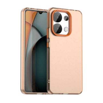 Redmi Note 13 4G Shockproof Phone Case - Candy Orange Hybrid TPU - 1