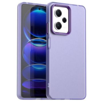 Redmi Note 12 Pro 5G Shockproof Phone Case - Purple Hybrid TPU - 1