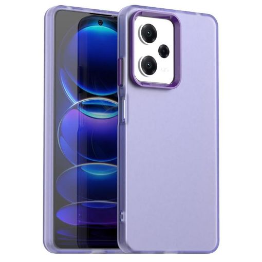 Redmi Note 12 Pro 5G Shockproof Phone Case - Purple Hybrid TPU - 1