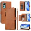 Ulefone Note 14 Brown Leather Wallet Phone Case with Multi-Card Slots - 1