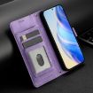 ZTE Blade A52 Lite Purple Leather Wallet Phone Case with Multi-Card Slots - 2