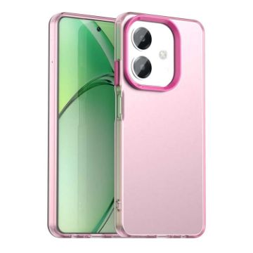 OPPO A3i 5G Shockproof Phone Case - Red Candy PC Hybrid TPU - 1