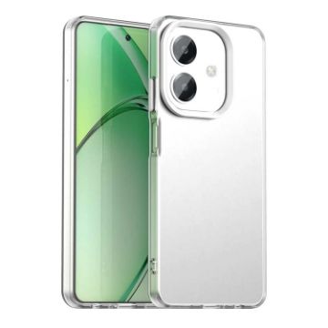 OPPO A3x 4G Shockproof Phone Case - White Candy PC Hybrid TPU - 1