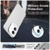 OPPO A3x 4G Shockproof Phone Case - White Candy PC Hybrid TPU - 2